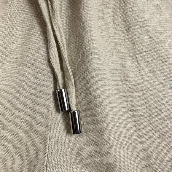 Zara Women’s LINEN BLEND SHORTS Sand Size XS Bohocore - Picture 6 of 12